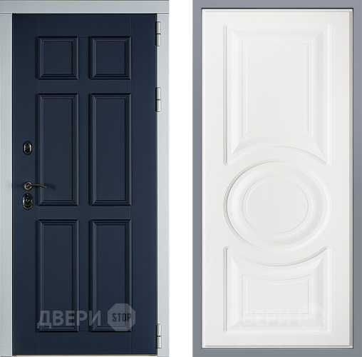 Дверь Заводские двери Стокгольм Неаполь Лофт белый в Подольск
