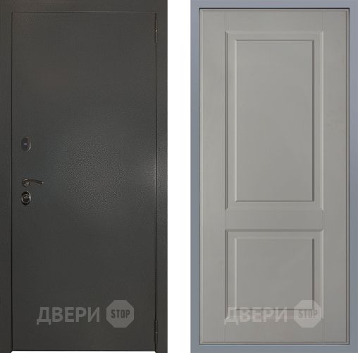 Дверь Заводские двери Эталон 3к антик серебро Доррен Грей софт в Подольск