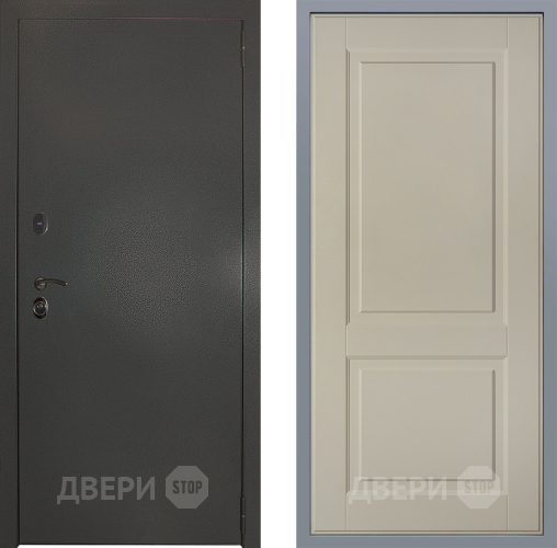 Дверь Заводские двери Эталон 3к антик серебро Доррен Шампань в Подольск