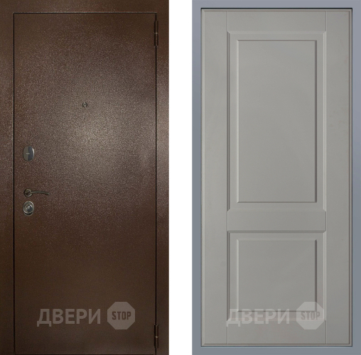 Дверь Заводские двери Эталон 3к антик медь Доррен Грей софт в Подольск