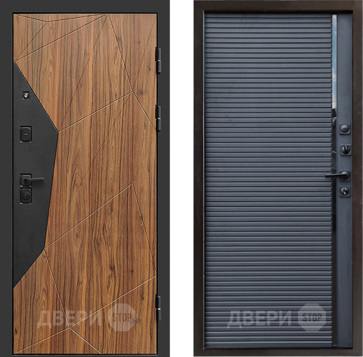 Входная металлическая Дверь Престиж Avangard Porte Черный кварц в Подольск