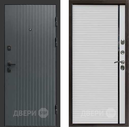 Входная металлическая Дверь Престиж Tvist Grey Porte Белый в Подольск