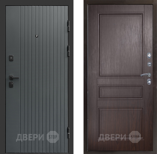 Входная металлическая Дверь Престиж Tvist Grey Классика Венге в Подольск