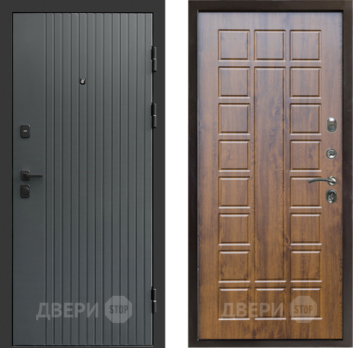 Входная металлическая Дверь Престиж Tvist Grey Престиж Дуб в Подольск