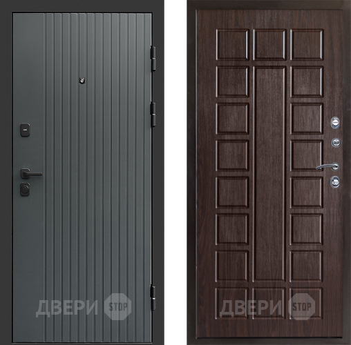Входная металлическая Дверь Престиж Tvist Grey Престиж Венге в Подольск