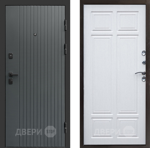 Входная металлическая Дверь Престиж Tvist Grey Премиум Лиственница белая в Подольск