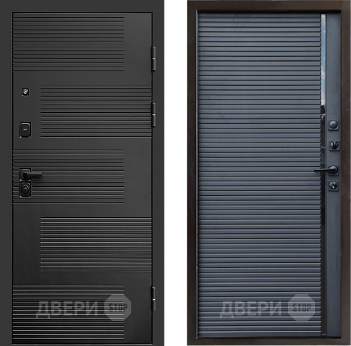 Входная металлическая Дверь Престиж Favorit Porte Черный кварц в Подольск