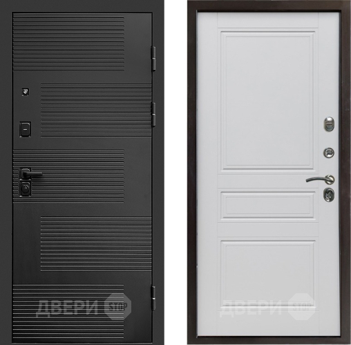 Входная металлическая Дверь Престиж Favorit Классика Белый матовый в Подольск