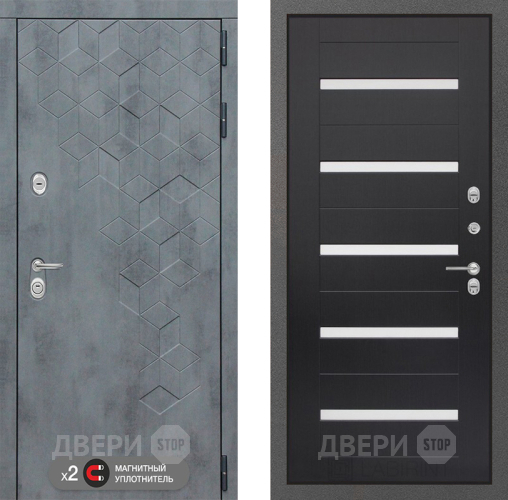 Входная металлическая Дверь Лабиринт (LABIRINT) Бетон 01 Венге в Подольск