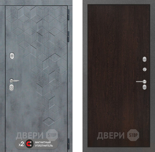 Входная металлическая Дверь Лабиринт (LABIRINT) Бетон 05 Венге в Подольск