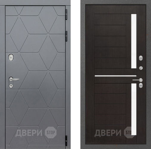 Входная металлическая Дверь Лабиринт (LABIRINT) Cosmo 02 Венге в Подольск