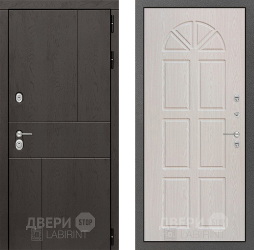 Входная металлическая Дверь Лабиринт (LABIRINT) Urban 15 VINORIT Алмон 25 в Подольск