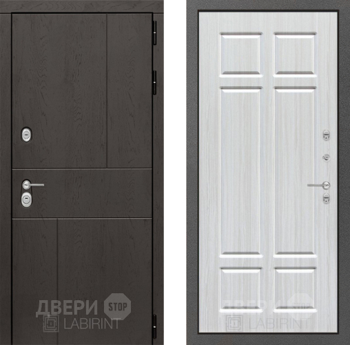 Входная металлическая Дверь Лабиринт (LABIRINT) Urban 08 Кристалл вуд в Подольск