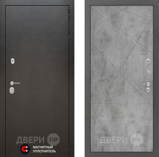Входная металлическая Дверь Лабиринт (LABIRINT) Silver 24 Бетон светлый в Подольск