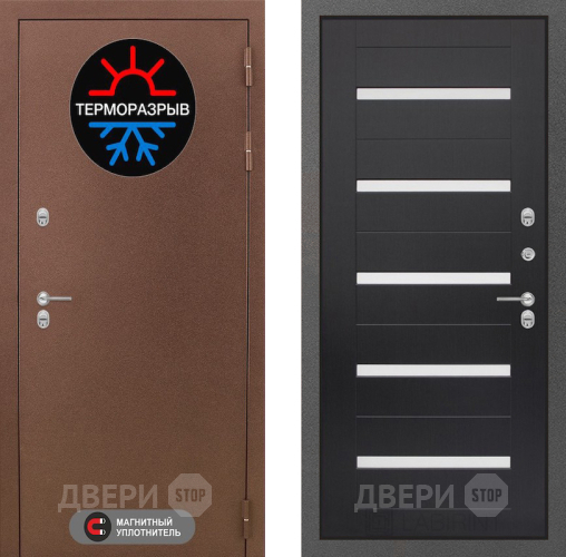 Входная металлическая Дверь Лабиринт (LABIRINT) Термо Магнит 01 Венге в Подольск