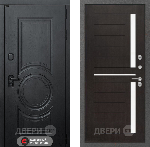 Входная металлическая Дверь Лабиринт (LABIRINT) Гранд 02 Венге в Подольск