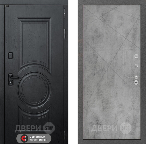 Входная металлическая Дверь Лабиринт (LABIRINT) Гранд 24 Бетон светлый в Подольск
