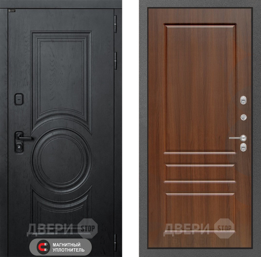 Входная металлическая Дверь Лабиринт (LABIRINT) Гранд 03 Орех бренди в Подольск
