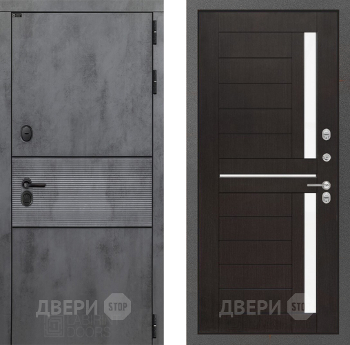Входная металлическая Дверь Лабиринт (LABIRINT) Инфинити 02 Венге в Подольск