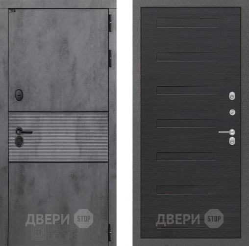 Входная металлическая Дверь Лабиринт (LABIRINT) Инфинити 14 Эковенге поперечный в Подольск