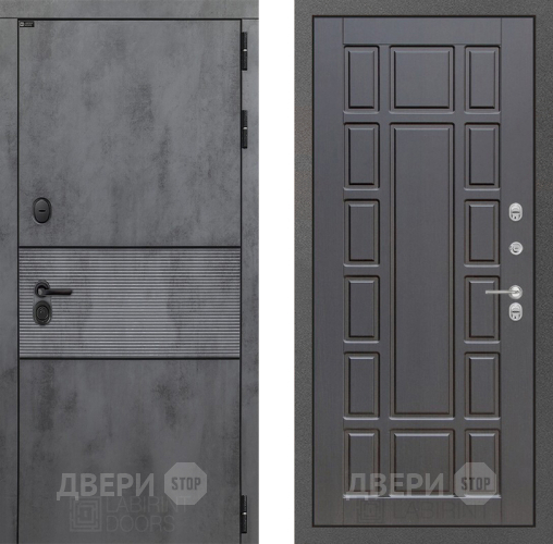 Входная металлическая Дверь Лабиринт (LABIRINT) Инфинити 12 Венге в Подольск