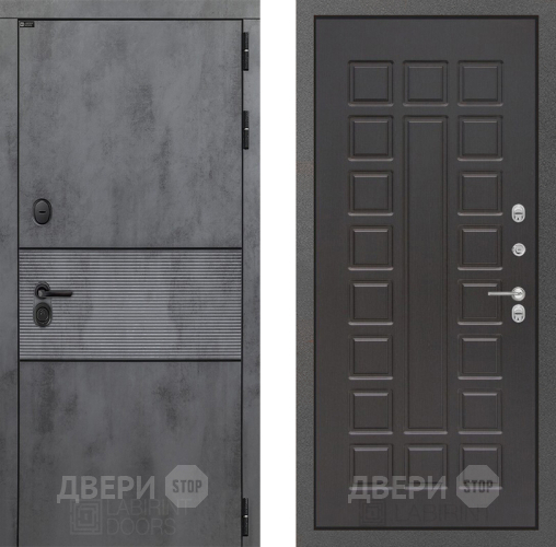 Входная металлическая Дверь Лабиринт (LABIRINT) Инфинити 04 Венге в Подольск