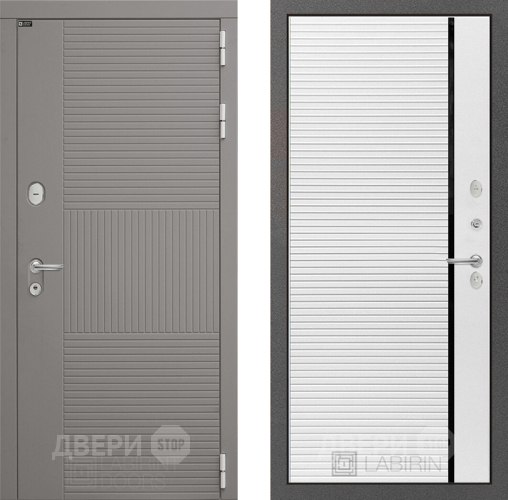 Дверь Лабиринт (LABIRINT) Формо 22 Белый софт в Подольск