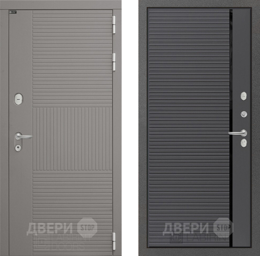Входная металлическая Дверь Лабиринт (LABIRINT) Формо 22 Графит софт в Подольск