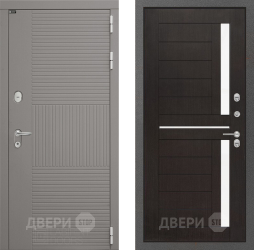 Входная металлическая Дверь Лабиринт (LABIRINT) Формо 02 Венге в Подольск