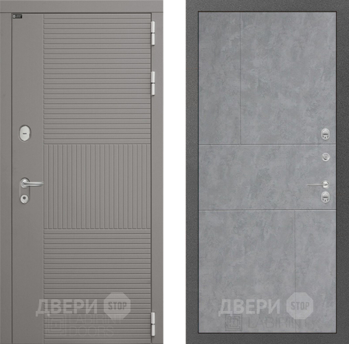Входная металлическая Дверь Лабиринт (LABIRINT) Формо 21 Бетон светлый в Подольск