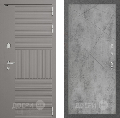 Входная металлическая Дверь Лабиринт (LABIRINT) Формо 24 Бетон светлый в Подольск