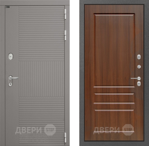 Входная металлическая Дверь Лабиринт (LABIRINT) Формо 03 Орех бренди в Подольск