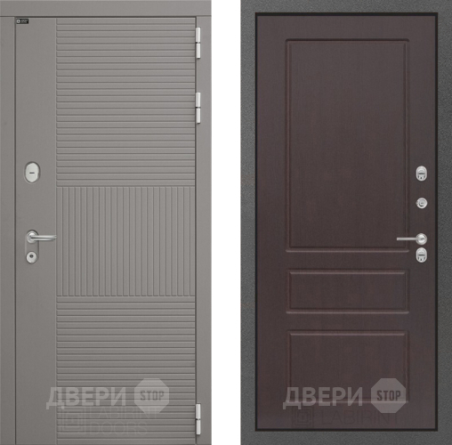 Входная металлическая Дверь Лабиринт (LABIRINT) Формо 03 Орех премиум в Подольск