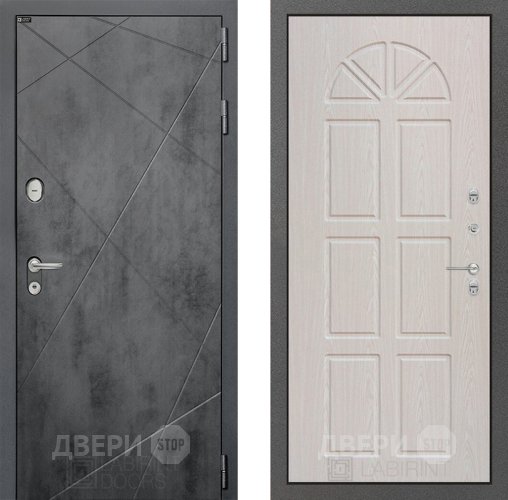 Входная металлическая Дверь Лабиринт (LABIRINT) Лофт 15 VINORIT Алмон 25 в Подольск