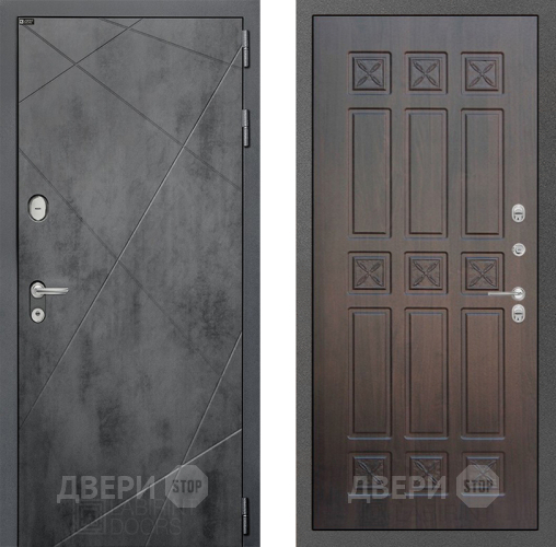 Входная металлическая Дверь Лабиринт (LABIRINT) Лофт 16 VINORIT Алмон 28 в Подольск