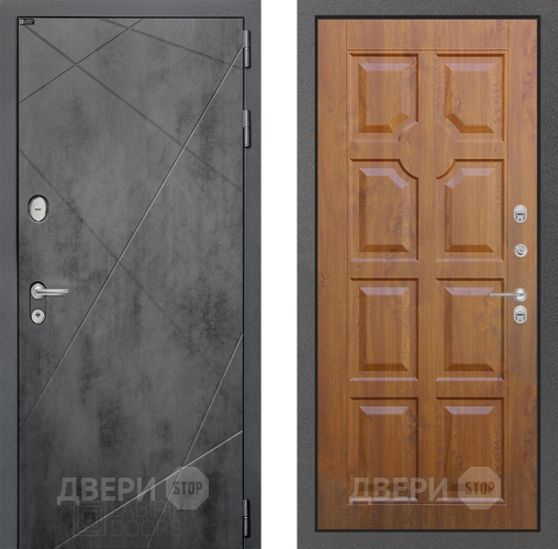 Входная металлическая Дверь Лабиринт (LABIRINT) Лофт 17 Дуб золото в Подольск