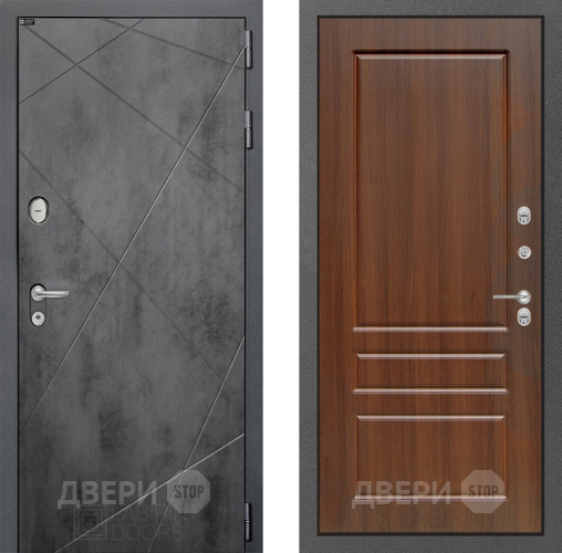 Дверь Лабиринт (LABIRINT) Лофт 03 Орех бренди в Подольск