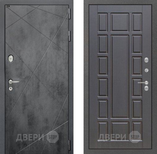 Входная металлическая Дверь Лабиринт (LABIRINT) Лофт 12 Венге в Подольск