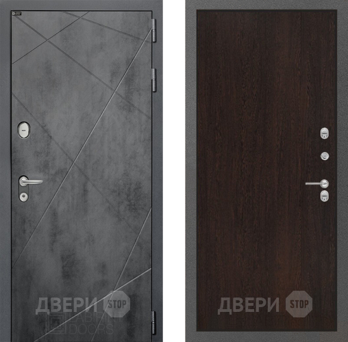 Входная металлическая Дверь Лабиринт (LABIRINT) Лофт 05 Венге в Подольск