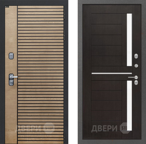 Входная металлическая Дверь Лабиринт (LABIRINT) Ritm 02 Венге в Подольск