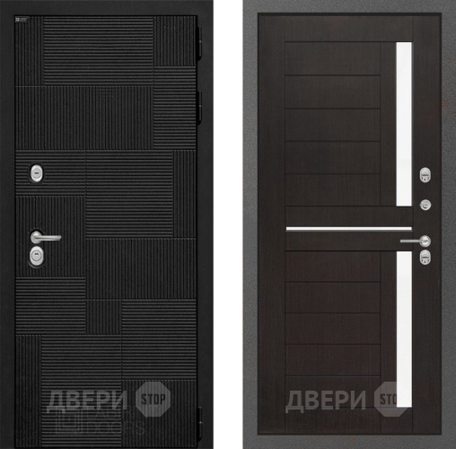 Входная металлическая Дверь Лабиринт (LABIRINT) Pazl 02 Венге в Подольск