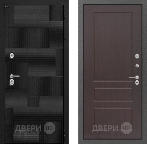 Входная металлическая Дверь Лабиринт (LABIRINT) Pazl 03 Орех премиум в Подольск