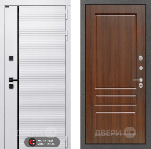 Входная металлическая Дверь Лабиринт (LABIRINT) Royal 03 Орех бренди в Подольск