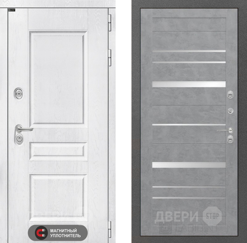 Входная металлическая Дверь Лабиринт (LABIRINT) Versal 20 Бетон светлый в Подольск