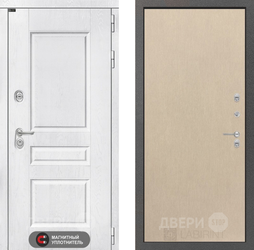 Входная металлическая Дверь Лабиринт (LABIRINT) Versal 05 Венге светлый в Подольск