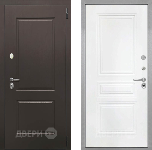 Входная металлическая Дверь Интекрон (INTECRON) Кампо ФЛ-243 Белый матовый в Подольск