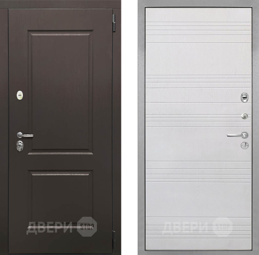 Входная металлическая Дверь Интекрон (INTECRON) Кампо ФЛ-316 Белый ясень в Подольск