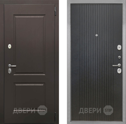 Входная металлическая Дверь Интекрон (INTECRON) Кампо ФЛ-295 Лофт черный в Подольск