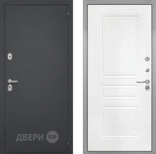 Входная металлическая Дверь Интекрон (INTECRON) Гектор ФЛ-243 Белый матовый в Подольск