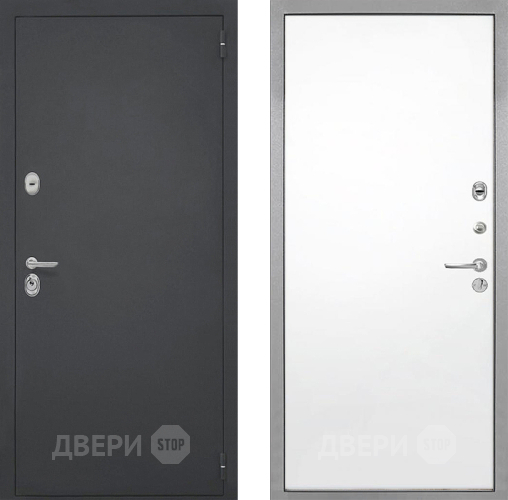 Входная металлическая Дверь Интекрон (INTECRON) Гектор Гладкая Силк Сноу в Подольск